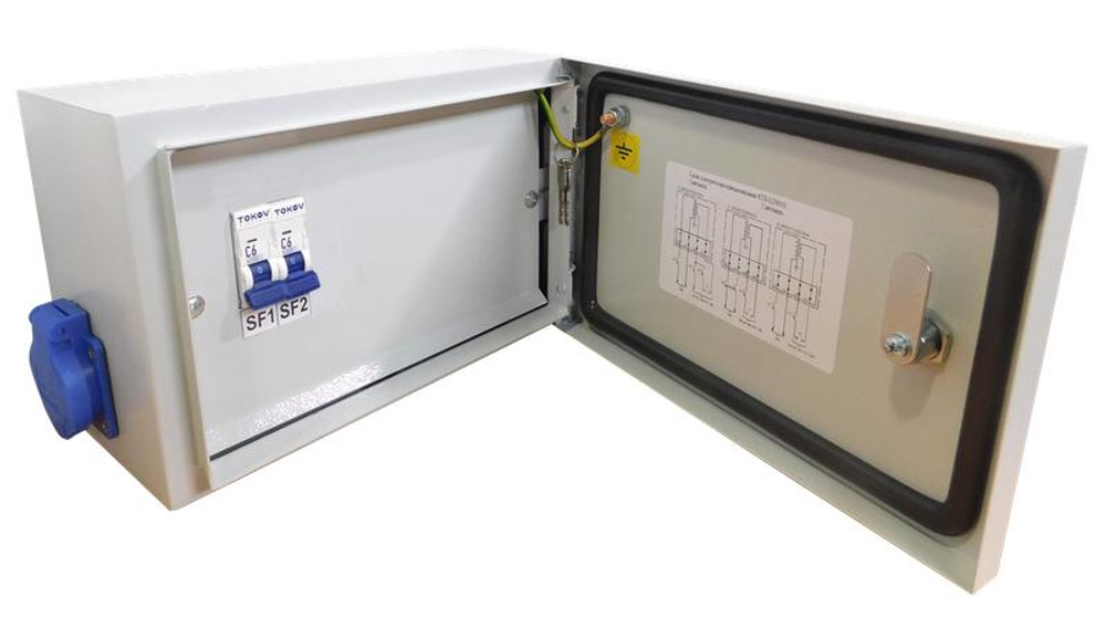 Ящик с понижающим трансформатором ЯТП 0.25 230/12 (2 авт. выкл.) IP54 TOKOV ELECTRICTKE-TT12-12-250-54