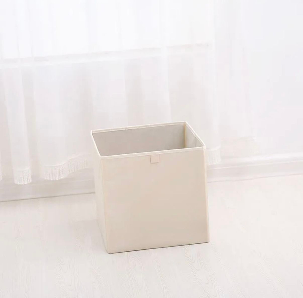 Комплект коробов для хранения, 4шт., бежевый, 33*33*33см