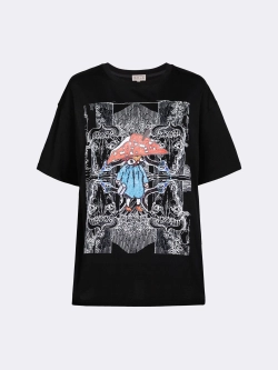 Футболка оверсайз с принтом OLA OLA