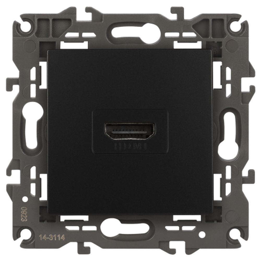 14-3114-05 ЭРА Розетка HDMI, IP20, Эра Elegance, антрацит