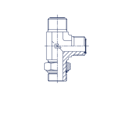 Штуцер FMLA D06 ORFS 9/16 - UNF 7/16