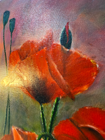 Картина «Маки» | Холст, масло 60х40 см | Художница Ефимова Ольга