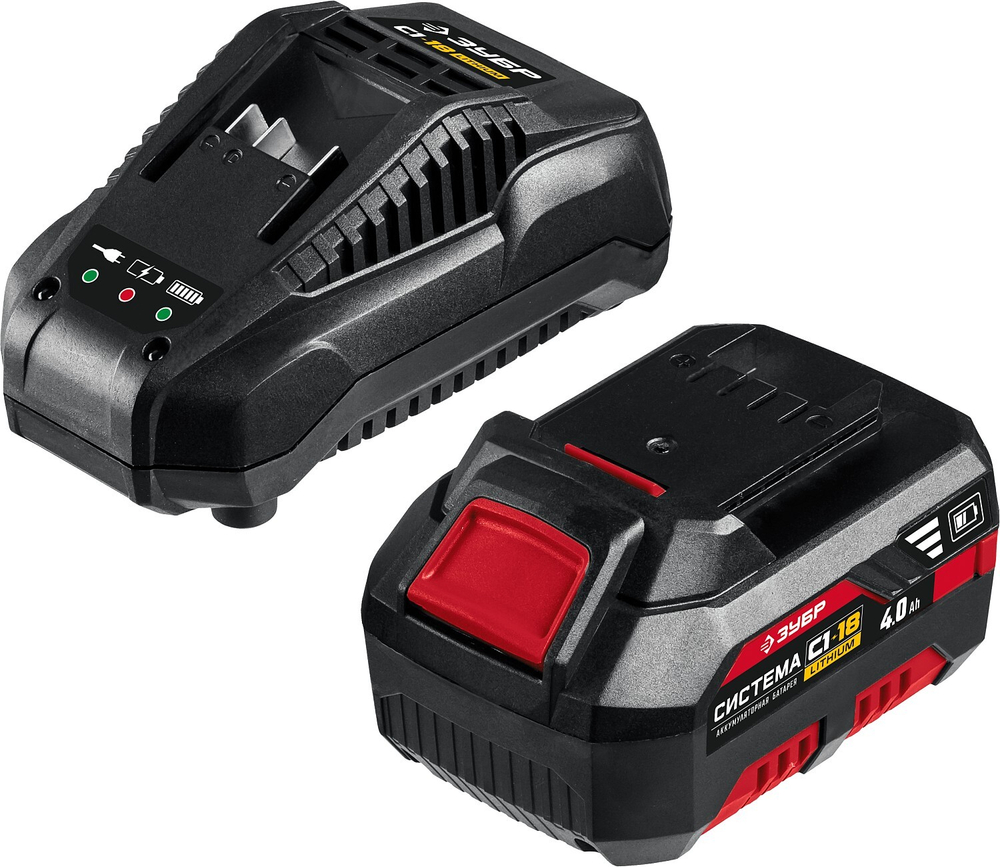 ЗУБР 15 л, 1 АКБ 4 А·ч, аккумуляторный опрыскиватель (ОПЛ-15-41)