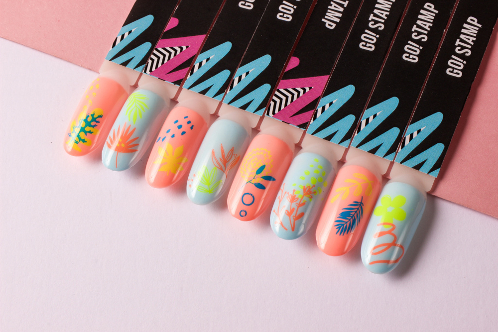 GO! Stamp Пластина для стемпинга 023 Herbarium by @buzz_nail.art