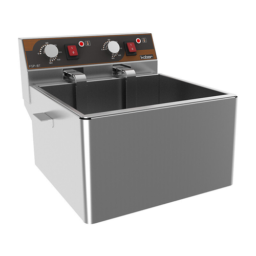 Фритюрница электрическая настольная Kobor FSP-8T широкая ванна