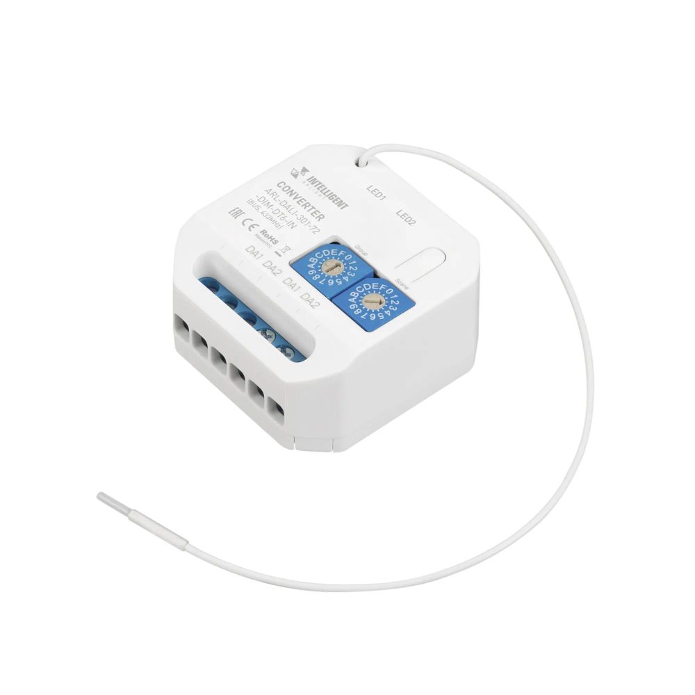 INTELLIGENT ARLIGHT Конвертер ARL-DALI-301-72-DIM-IN (BUS, 433MHz) (IARL, IP20 Пластик, 3 года) 060231