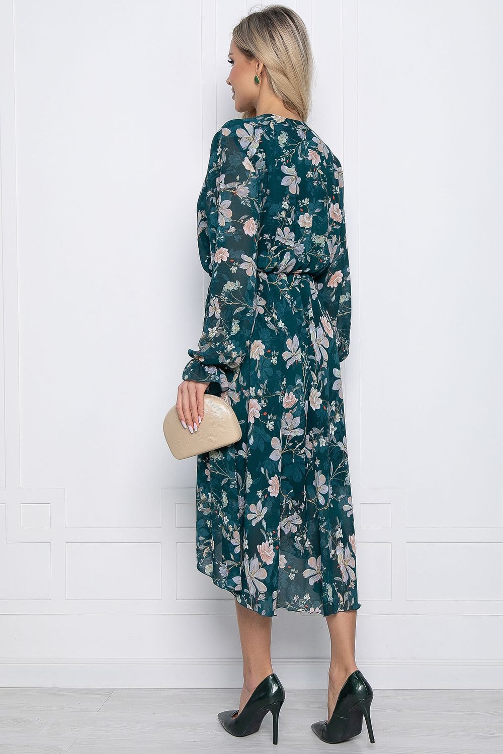 Платье "Весеннее настроение" (изумруд) П10182 LT Collection (Акция)