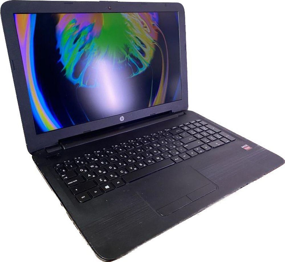 15.6" Уценённый ноутбук HP 15-ba051ur (1920x1080, AMD A8-7410, RAM 4ГБ, SSD 128ГБ, AMD Radeon R5, Win 10Pro)