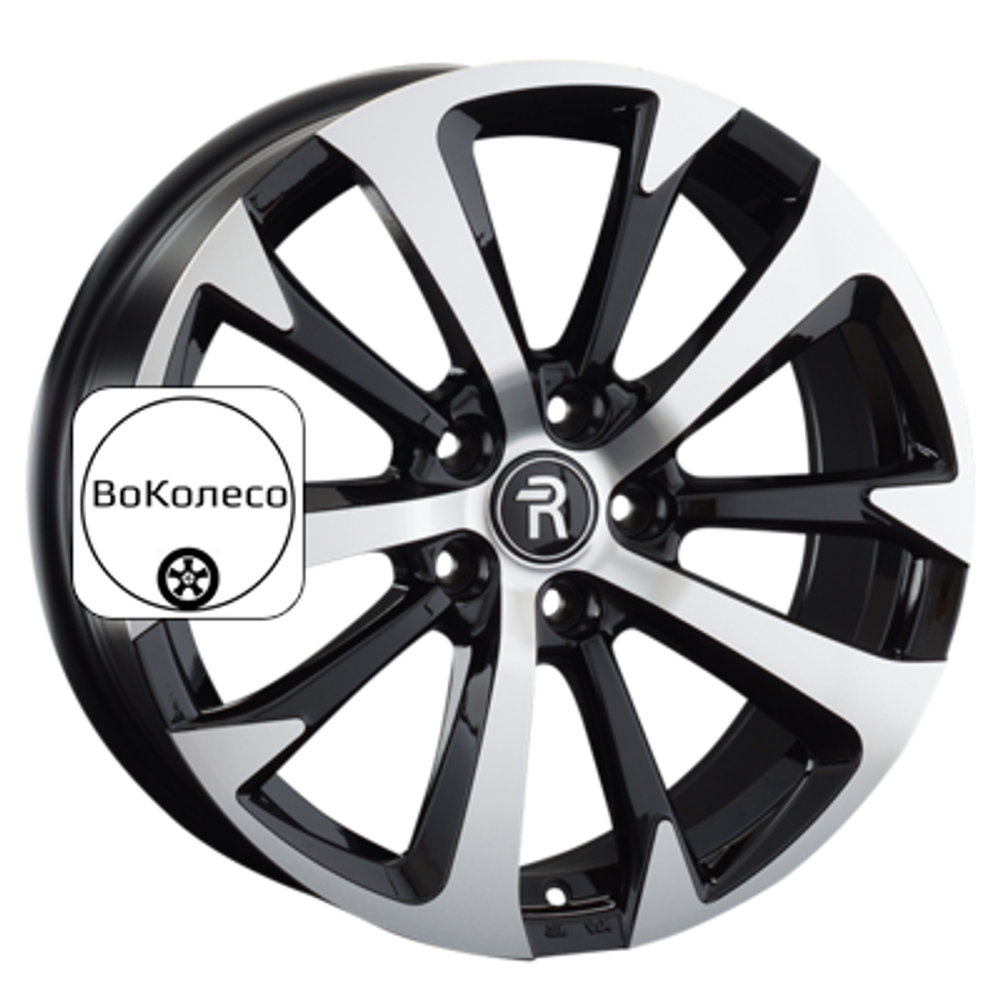 7x17/5x114,3 ET35 D60,1 LX122 BKF (конус, C570) Replay