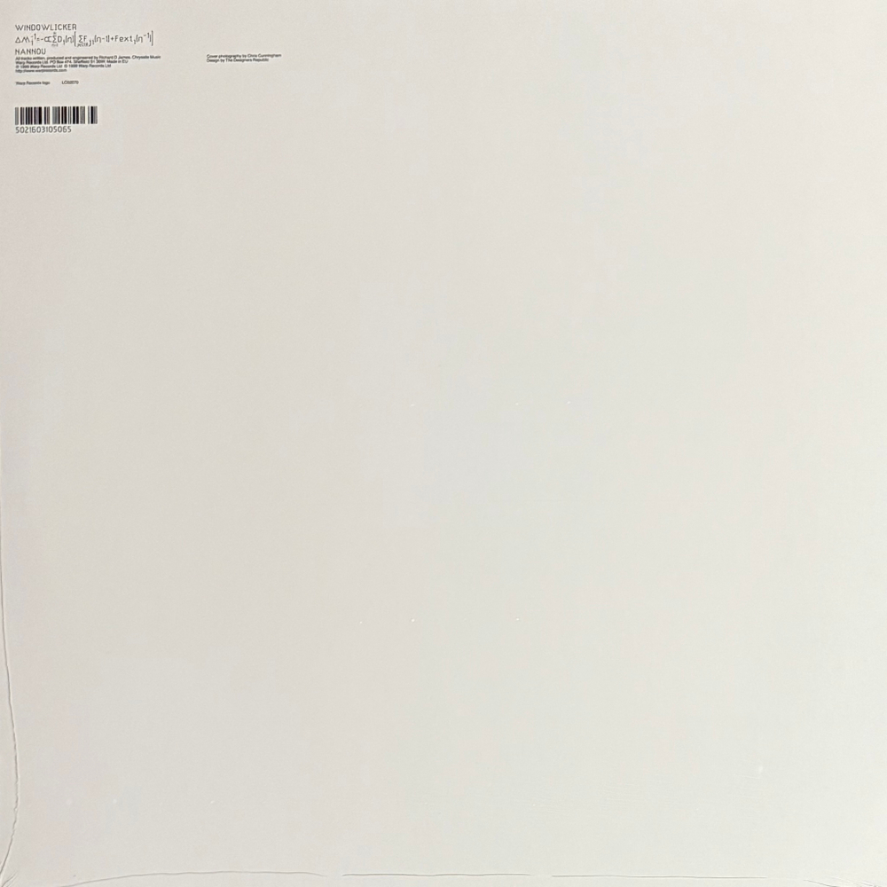 Виниловая пластинка Aphex Twin ‎– Windowlicker 12", 45 RPM