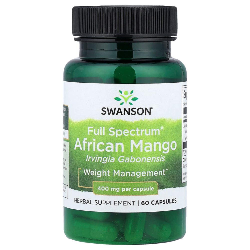 Swanson, Full Spectrum®, африканское манго, 400 мг, 60 капсул