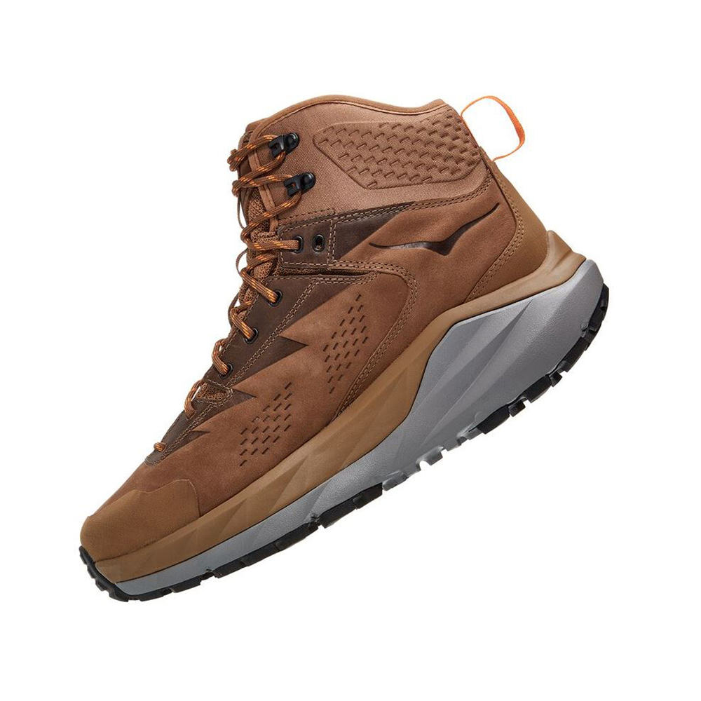 Ботинки мужские HOKA M KAHA GTX Otter / Persimmon Orange