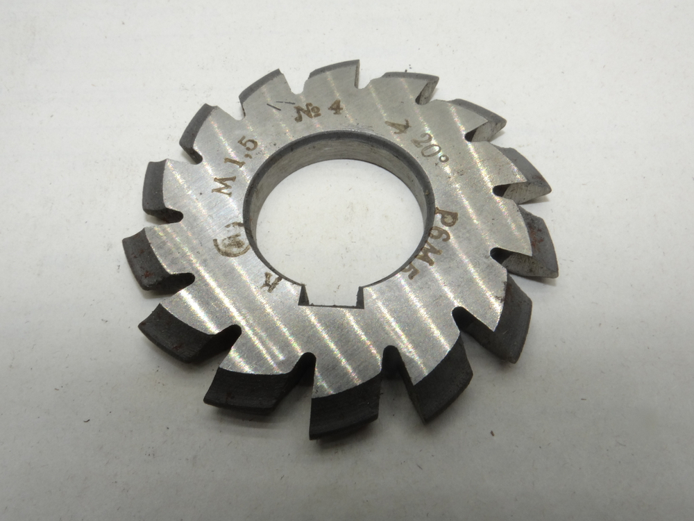 Фреза модульная М1,5 №4 (Р6М5) z=14