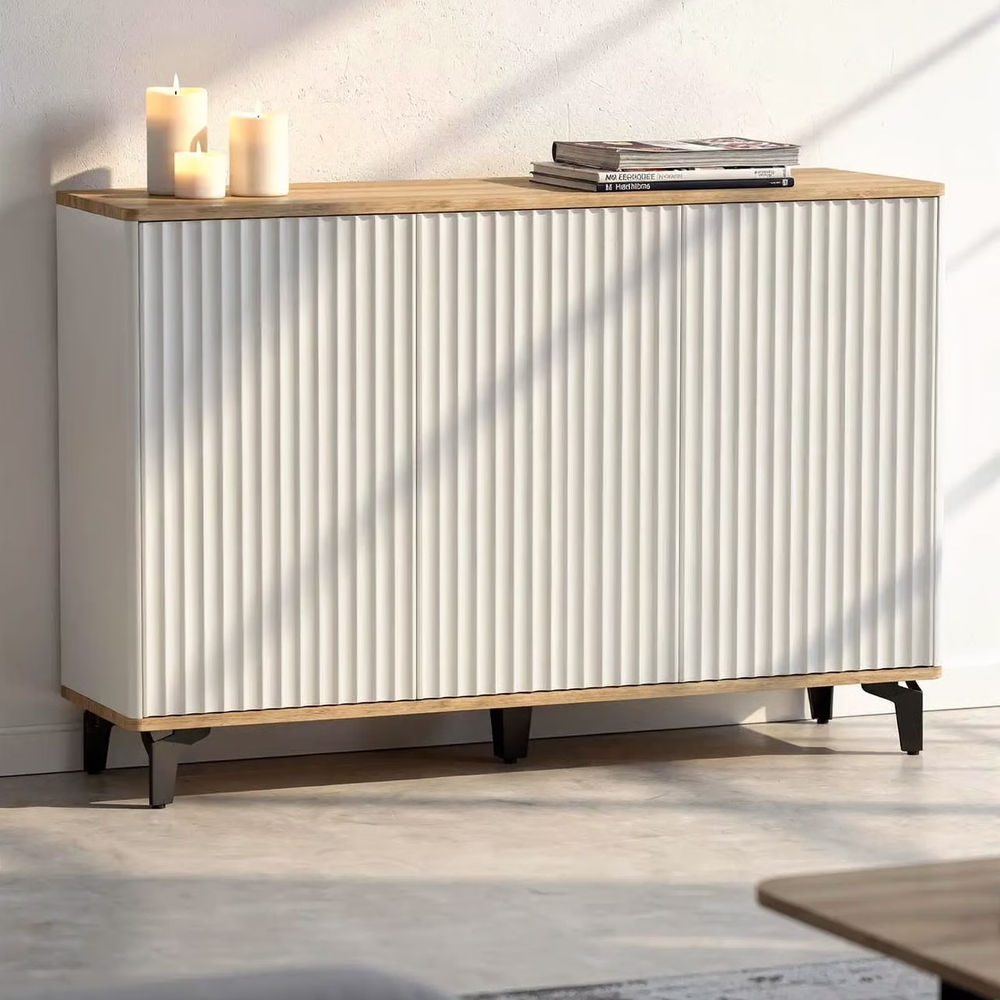 Комод ROYAL 5051 эко (Дуб Кантри-Черный)