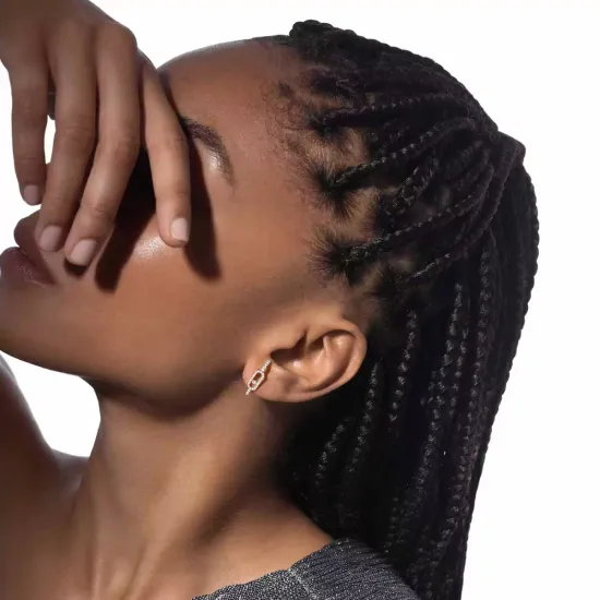 Моносерьга Messika Move Uno pave single earring