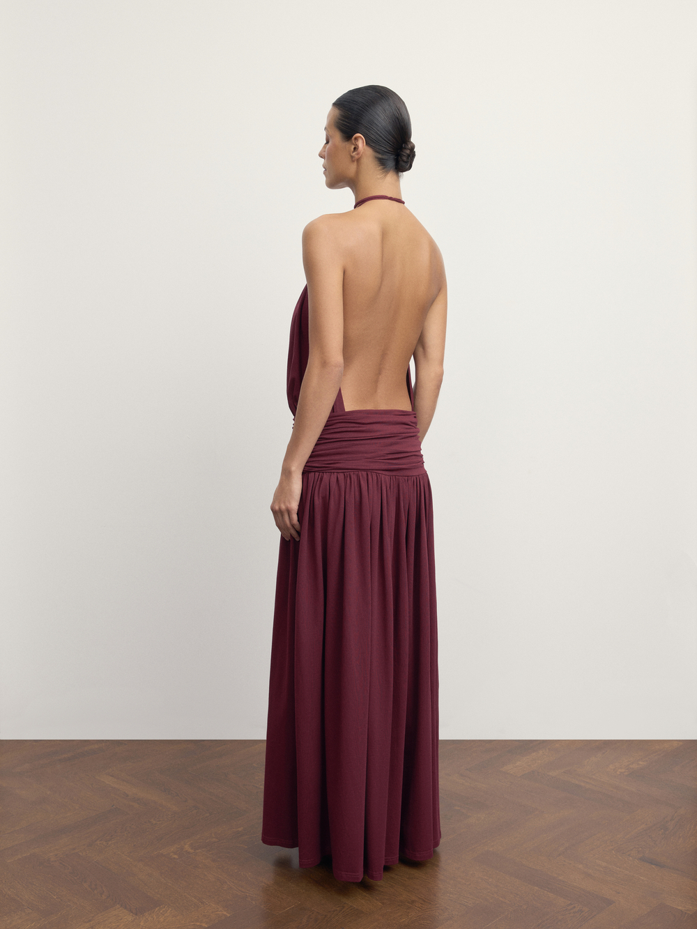 Платье "Naked Bordo"