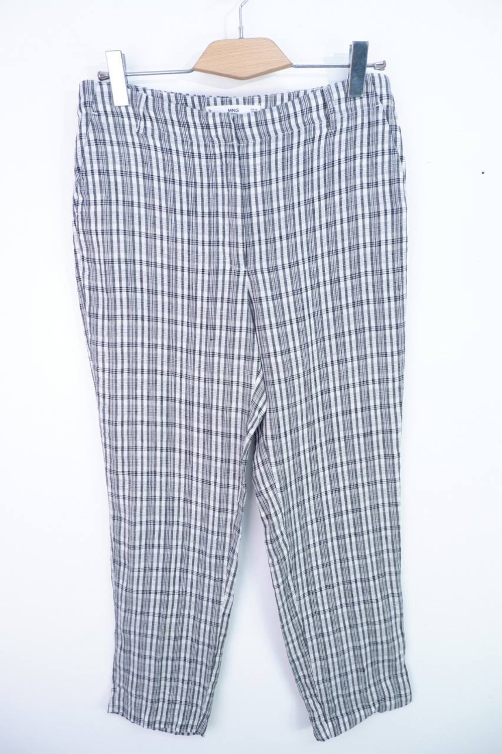 Брюки Mango свободного кроя льняные, маркировка 40, визуально на 46 размер