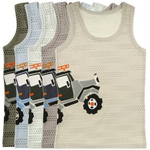 Майка для мальчиков 77931AZ 122-128 в ассорт. Donella, 1 шт.