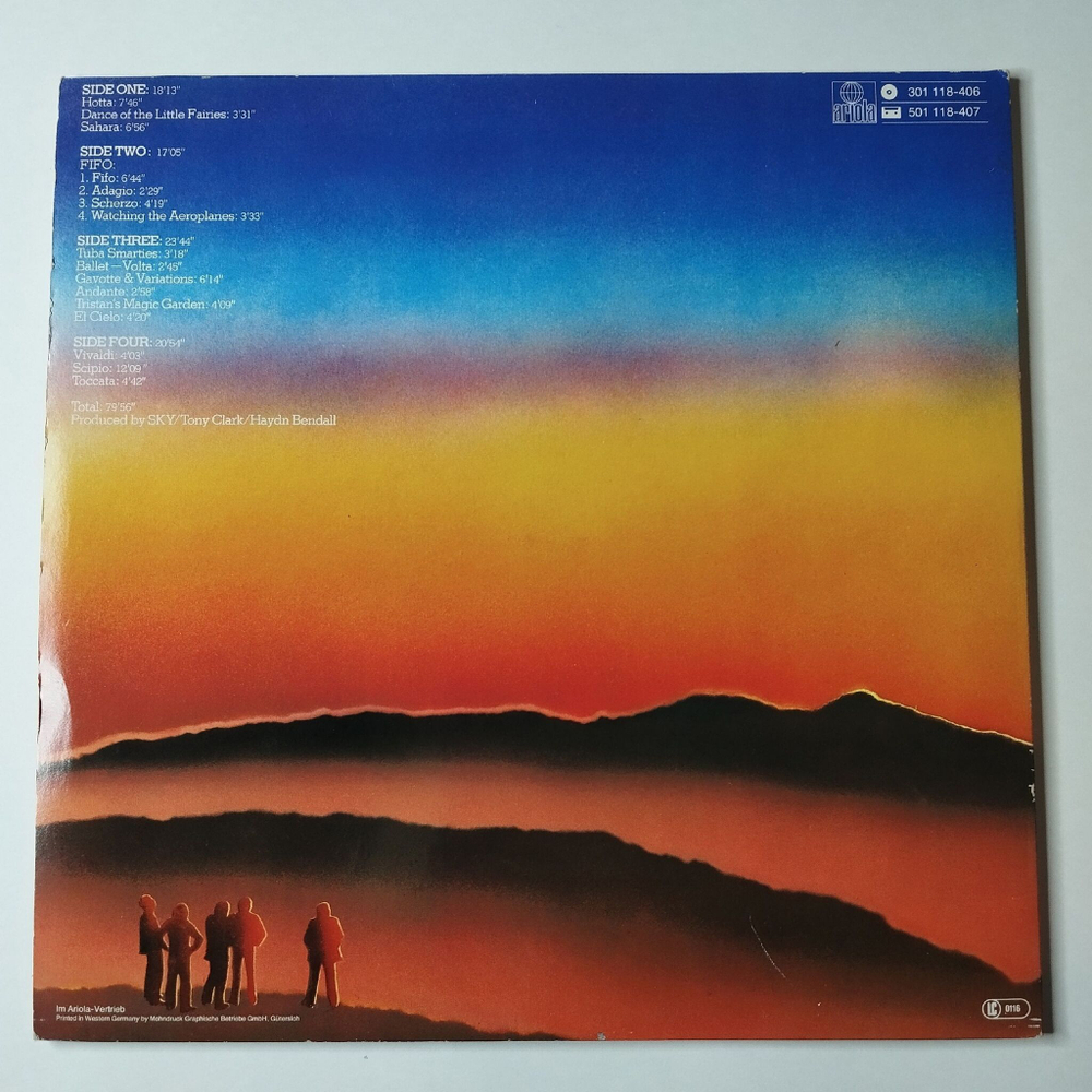 Винтажная виниловая пластинка LP Sky 2 (Germany 1980) Sahara