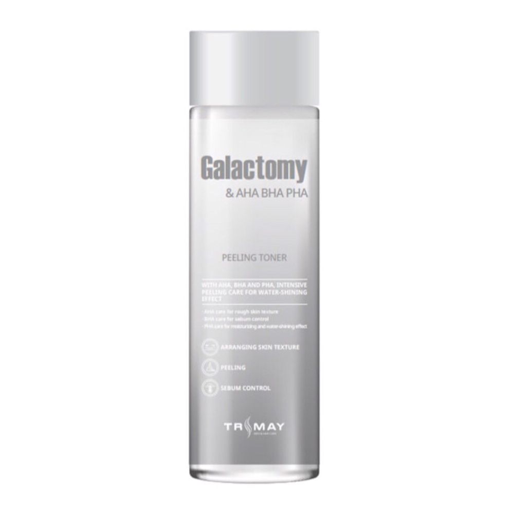 Тонер-пилинг с галактомисисом TRIMAY Galactomy &amp; AHA-BHA-PHA Peeling Toner, 210 мл