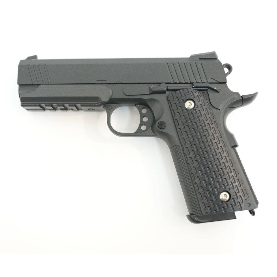 Пистолет пружинный Colt1911 PD Rail (Galaxy G25)