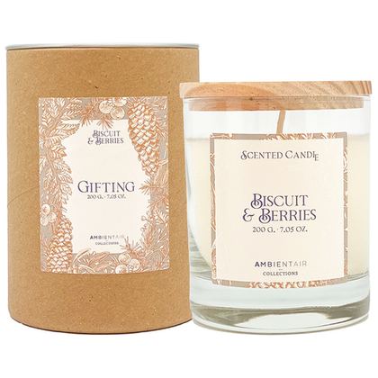 Свеча ароматическая Ambientair Gifting Печенье и ягоды 40ч
