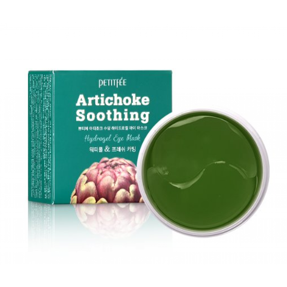 Гидрогелевые патчи с артишоком PETITFEE Artichoke Soothing Hydrogel Eye Mask