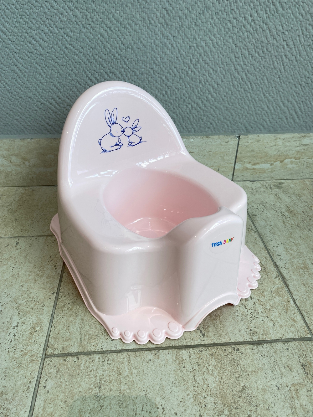 Горшок детский музыкальный "ЭКО Кролики" розовый