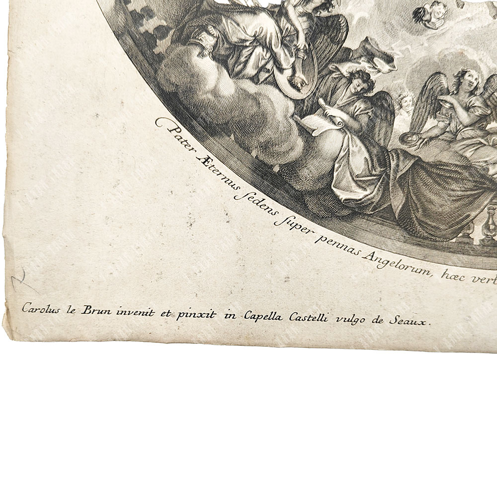 Триумф Нового Завета. Кляйншмидт по Ш. Лебрену. Гравюра на меди. 1-я пол. XVIII в.