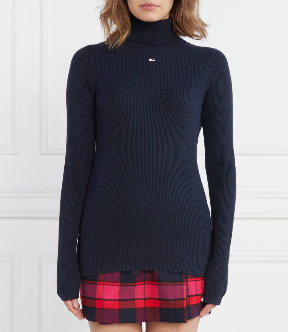Гольф TJW ESSENTIAL TURTLENECK Tommy Jeans - темно-синий(DW0DW16537)