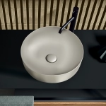Раковина Kerasan Nolita 534459 накладная 40 см, цвет Grigio matt