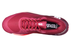 Женские Кроссовки теннисные Wilson Rush Pro 4.0 Clay W - beet red/white/tropical peach
