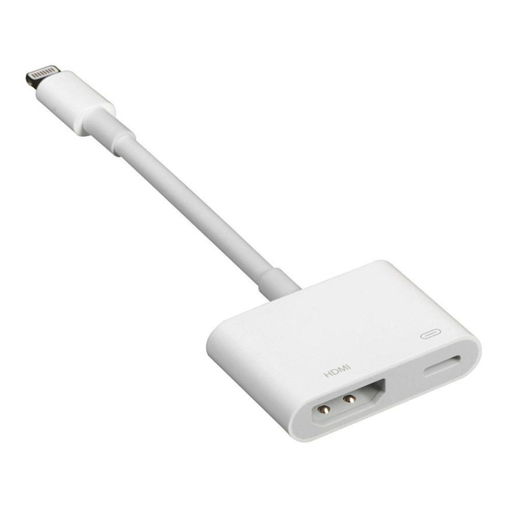 Цифровой AV-адаптер Apple с Lightning Порты: Lightning, HDMI. Встроенный кабель Lightning