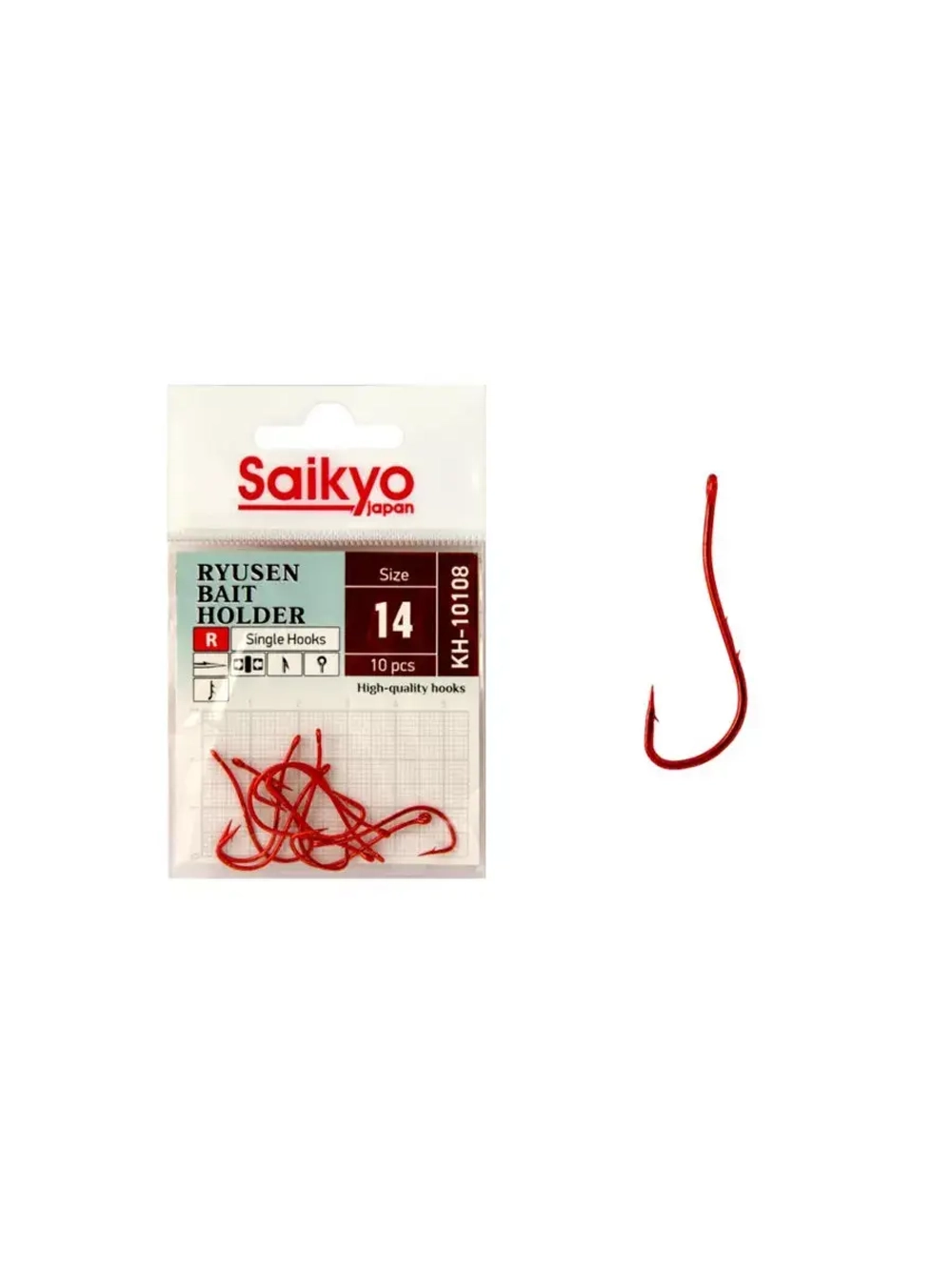 Крючки для рыбалки Saikyo KH-10108 R BN RYUSEN BAIT HOLDER