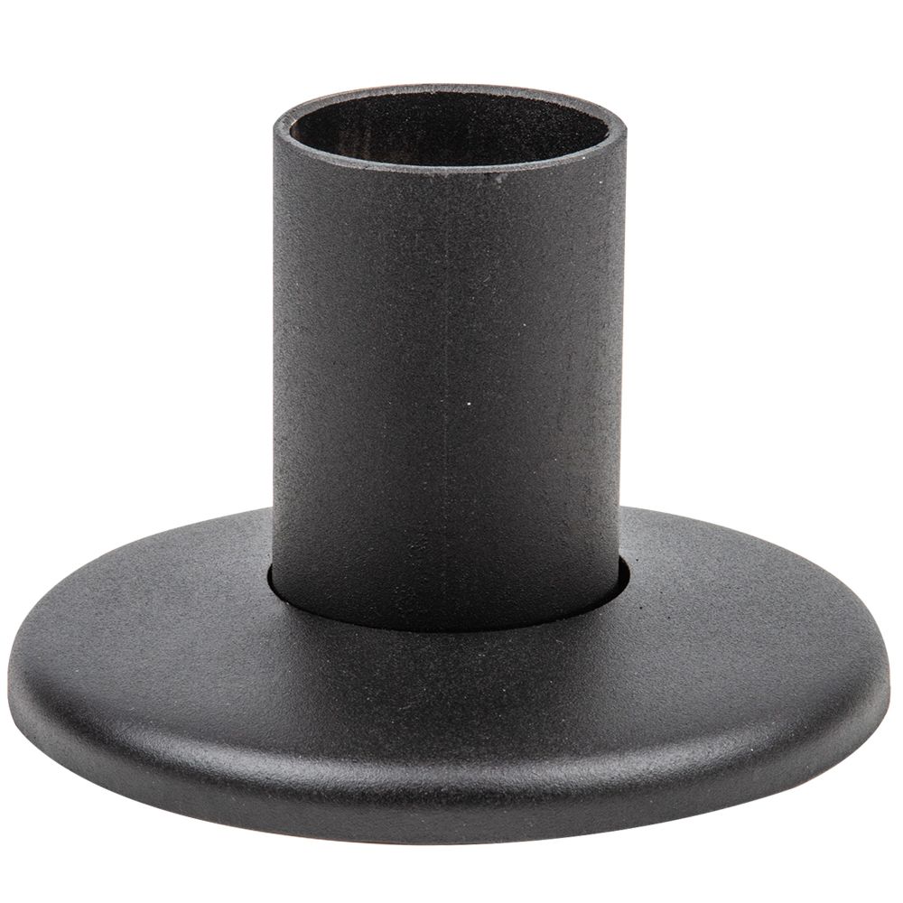 UFP-E11BN-095 BLACK Опора с крышкой для садово-парковых светильников. Высота 95мм. Материал металл. Цвет черный. Упаковка картон.