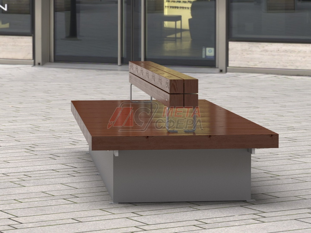 Скамейка Wood 300х120х80