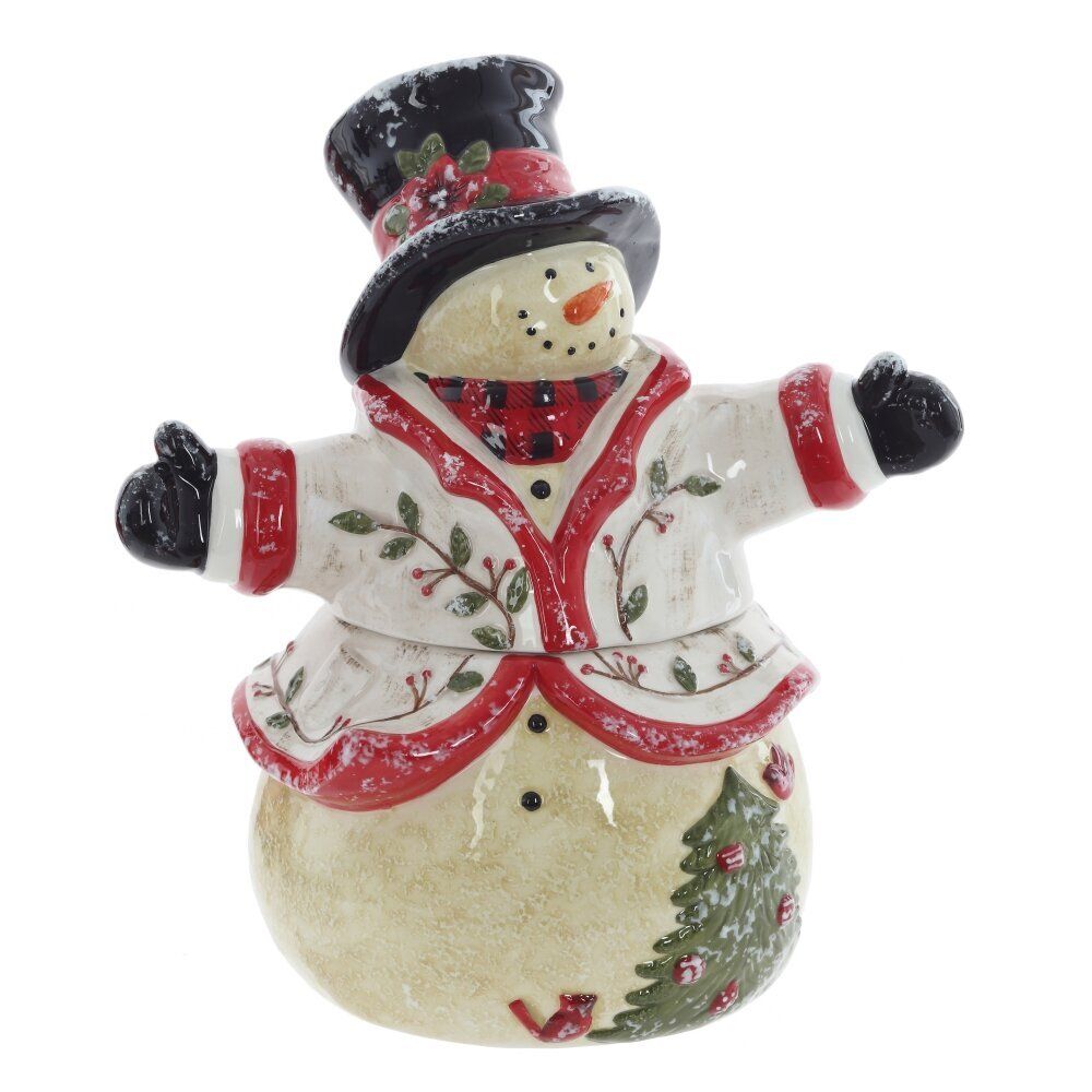 GAEM Конфетница "Снеговик", 1950 мл, L25 W17 H28 см