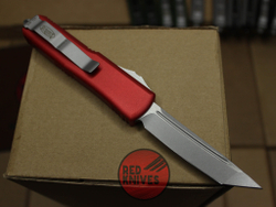 Нож Microtech UTX-85 A+++ T/E Tanto - красная рукоять, апокалиптик танто клинок