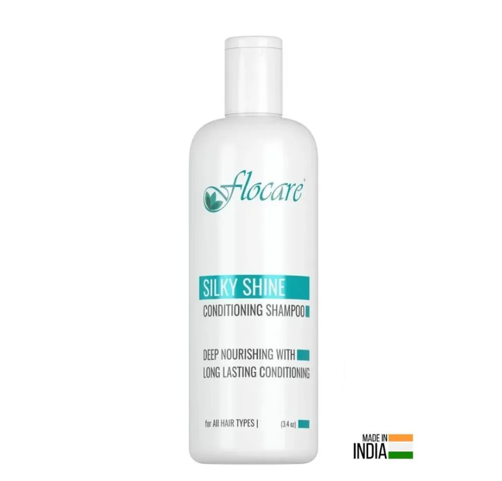 Шампунь-кондиционер для волос увлажняющий Flocare Silky Shine для шелковистого блеска
