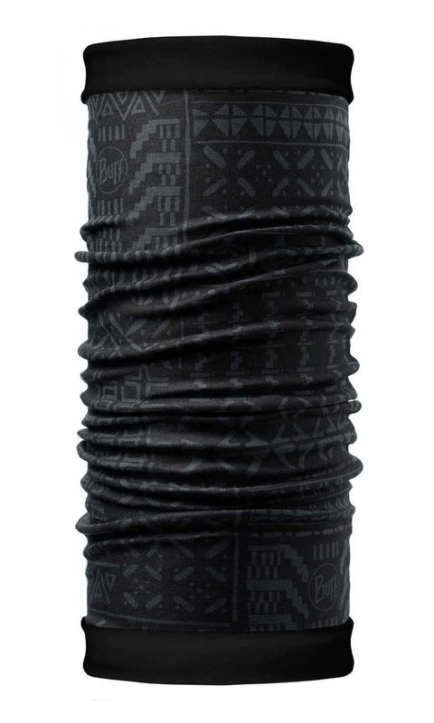 Шарф-труба с флисом двухсторонний Buff Polar Reversible Gao Black Фото 1