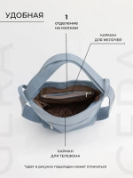 Сумка рюкзак через плечо большая трансформер