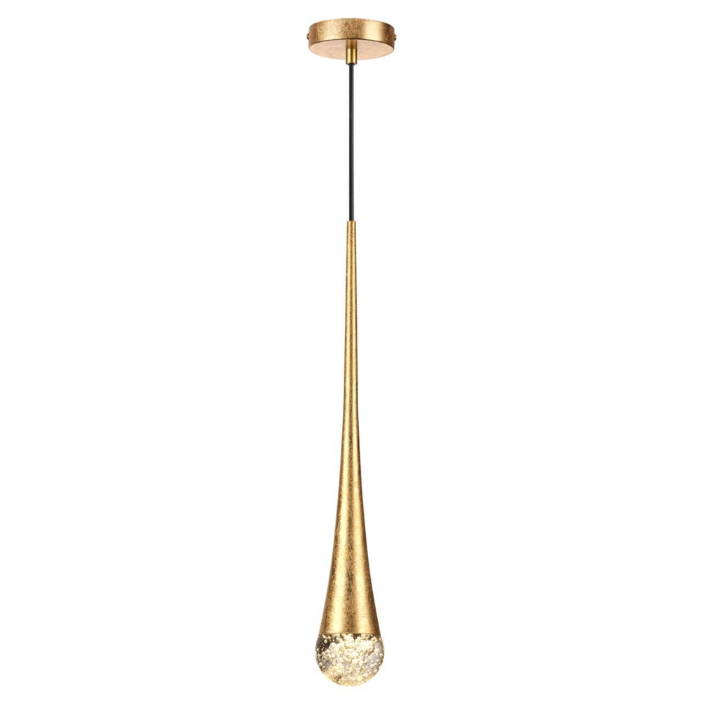 4278/1 L-VISION ODL21 341 прозрачн/золот фольг-ние Подвесной светильник IP20 GU10 LED max 6W GOTA