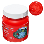 Гуашь в банке 220 мл, ЗХК Цветик красная (3023331)