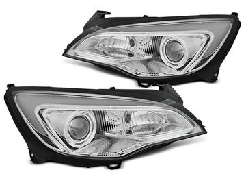 Передние фары TUBE LIGHT CHROME для Opel Astra J