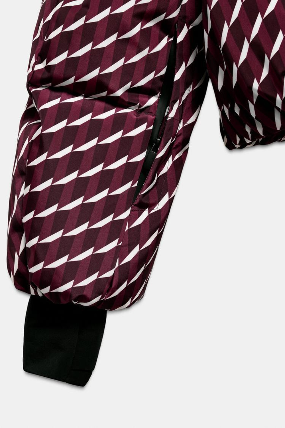 ZARA ВОДОНЕПРОНИЦАЕМАЯ КУРТКА, БУРГУНДИ