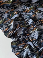 Ткань для рукоделия штапель для шитья 3 м плательная вискоза