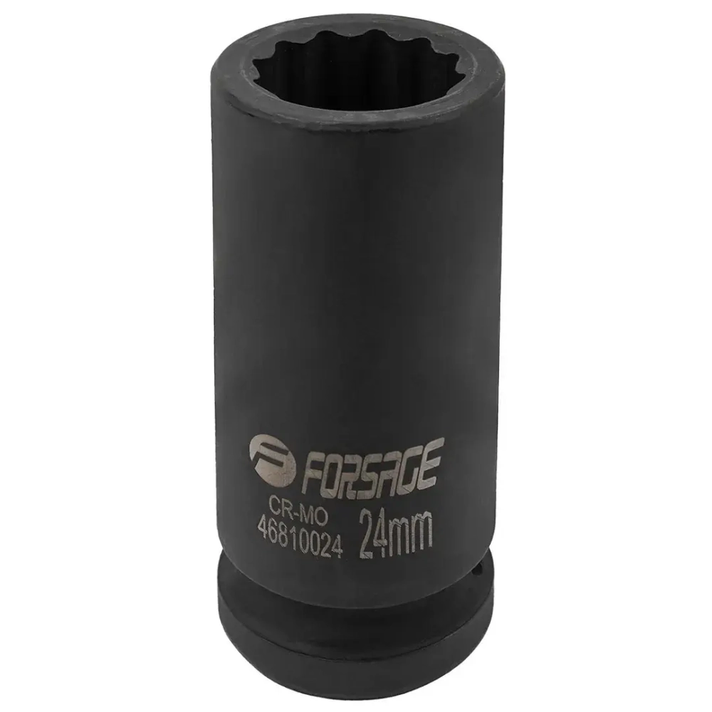 Головка ударная глубокая 24мм 3/4''12гр. Forsage F-46810024