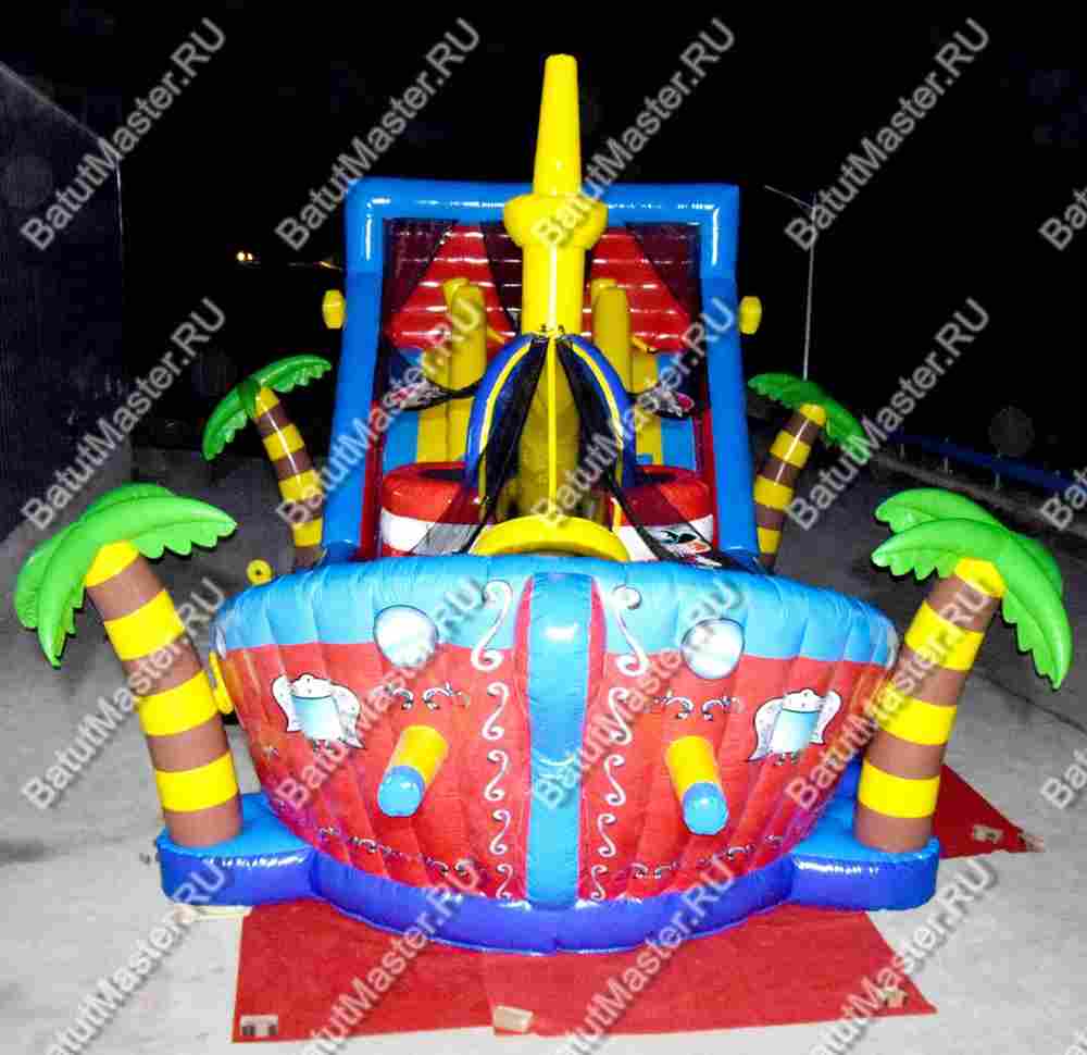 Надувной корабль "Приключения пиратов"