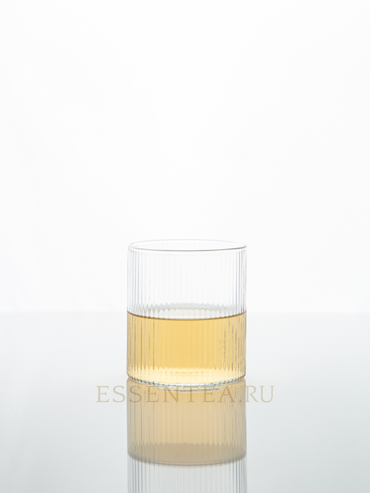 Чашка стеклянная "Кингжао" с рифленым рисунком 250 мл