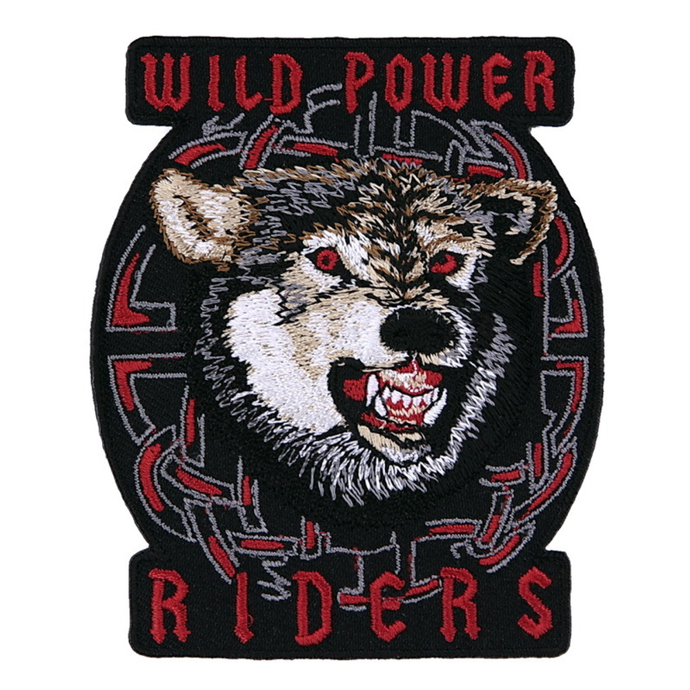 Нашивка Волк - Wild Power Riders